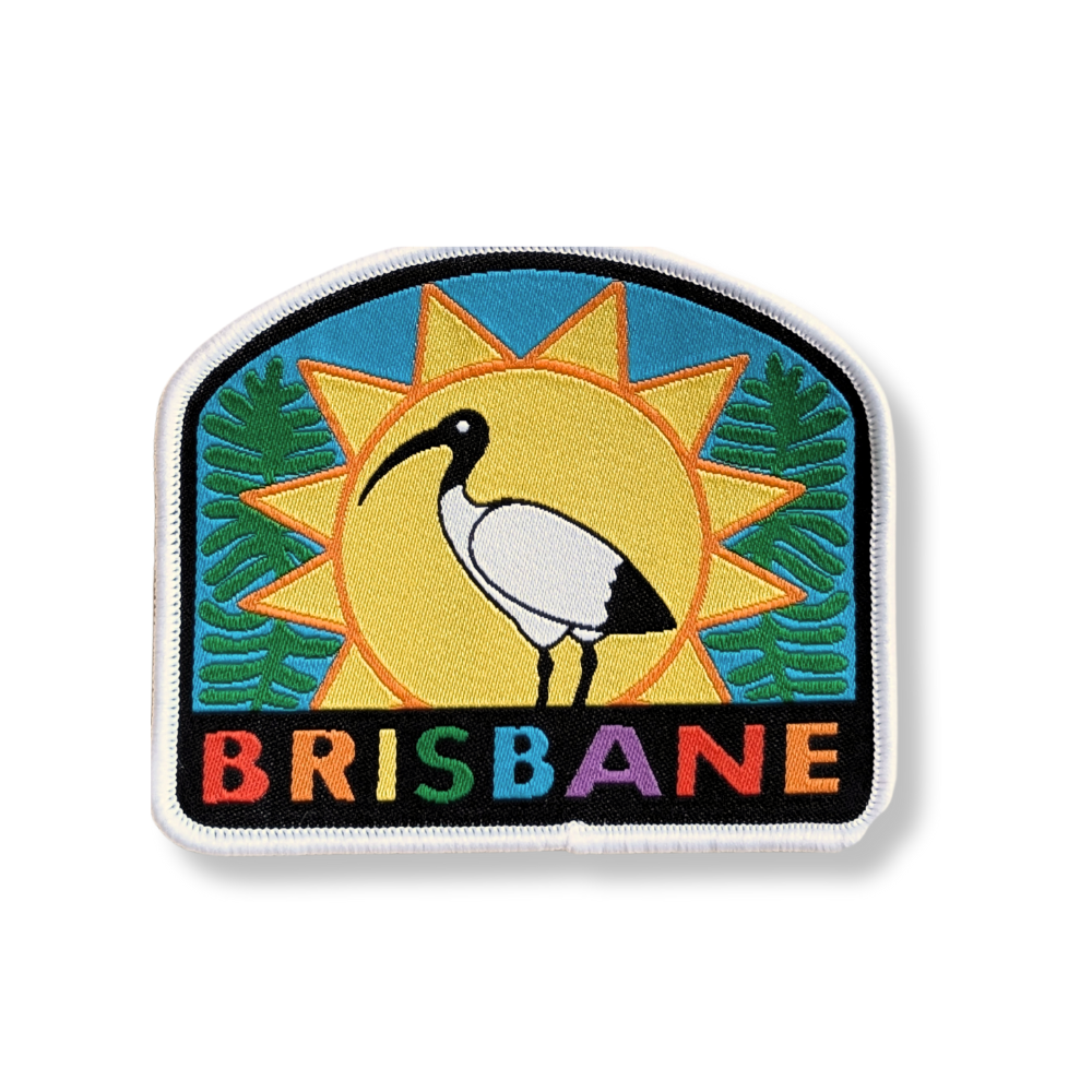 MoB x Jesse Irwin Embroidered Patch - Brisbane Ibis