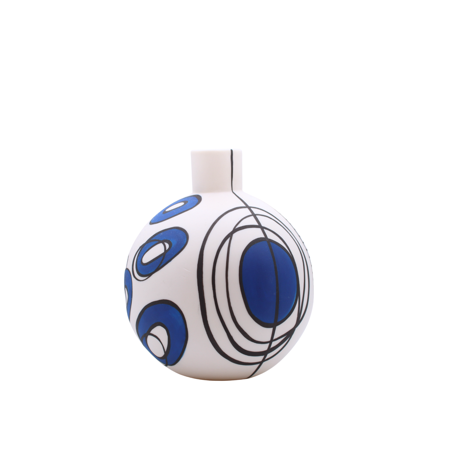 Ronelle Clarke Aegean Blue Large Round Vase