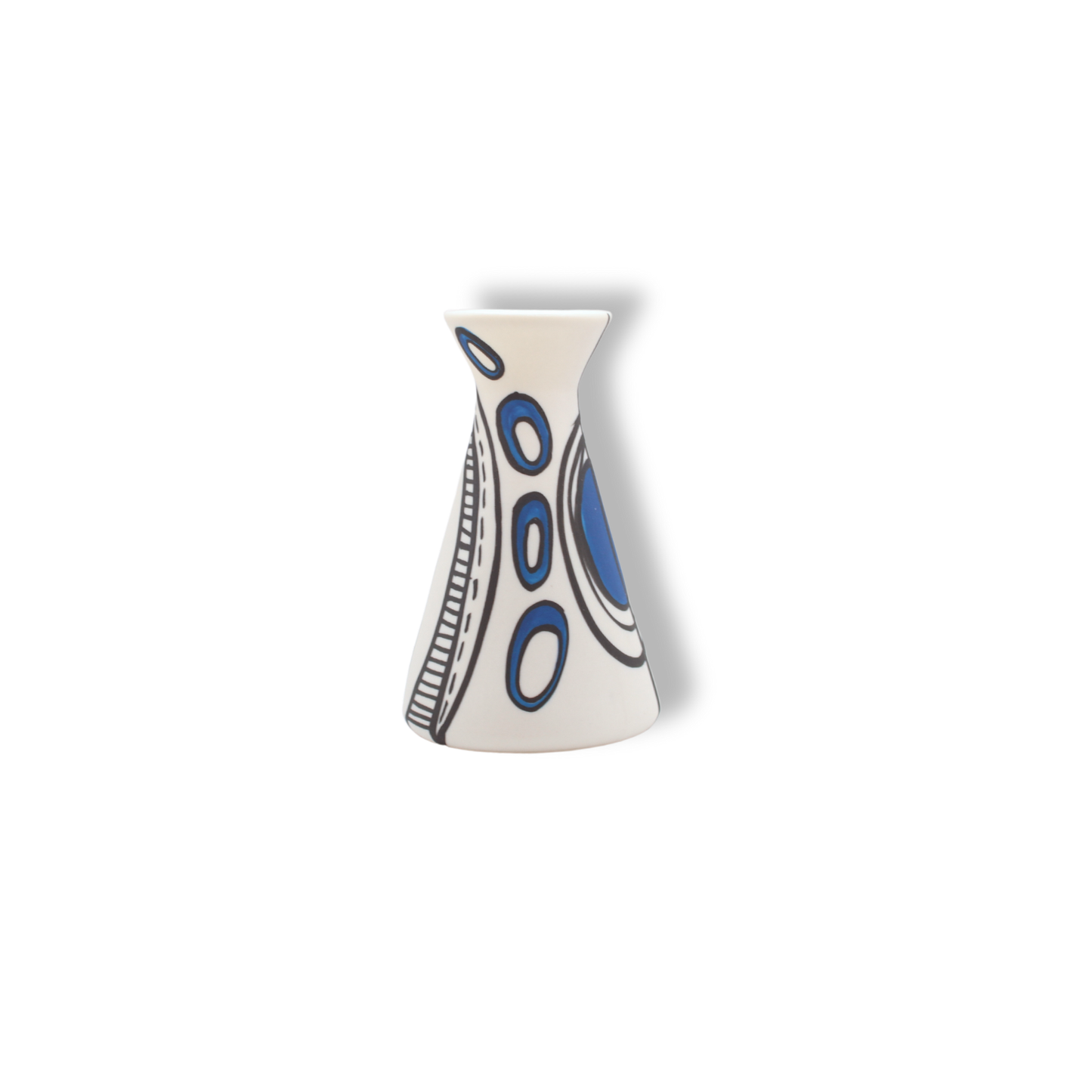 Ronelle Clarke Aegean Blue Mini Flask Vase #3