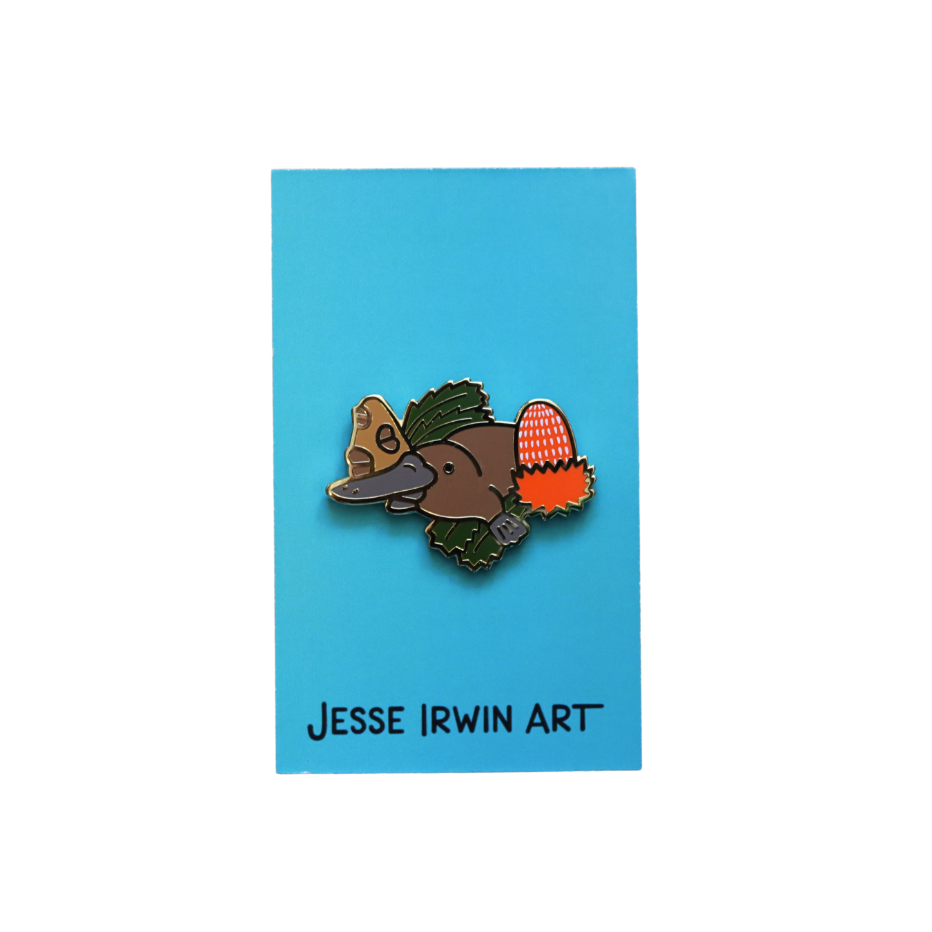 Jesse Irwin Enamel Pin | Platypus & Banksia