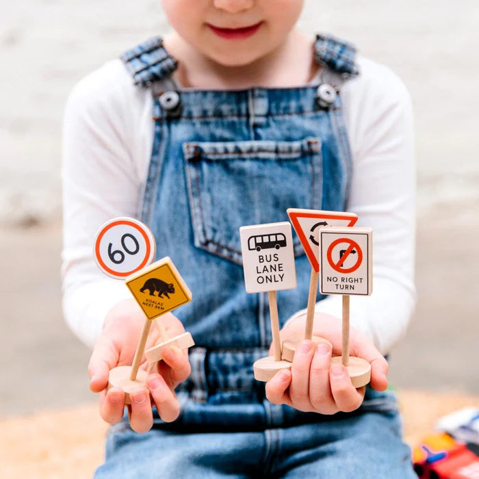 Make Me Iconic Wooden Toy | Aussie Road Signs