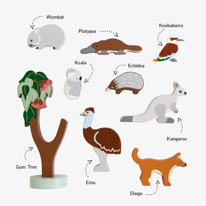 Make Me Iconic Wooden Toy | Aussie Animals
