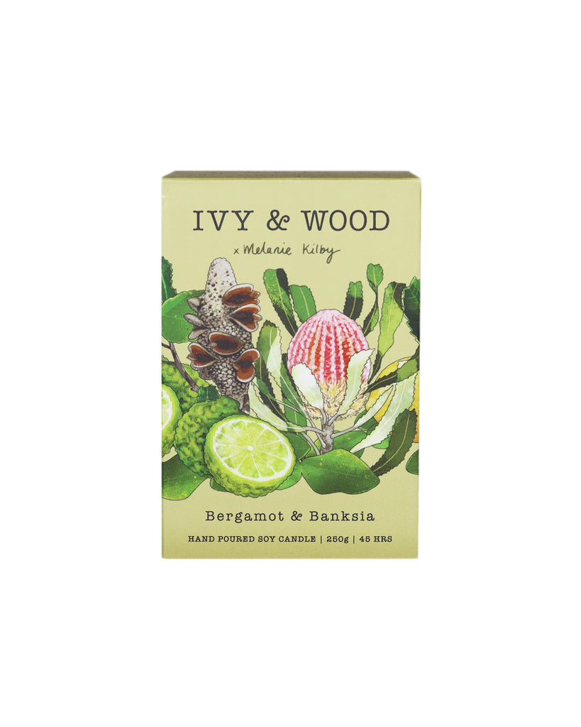 Ivy & Wood Bergamot and Banksia Candle