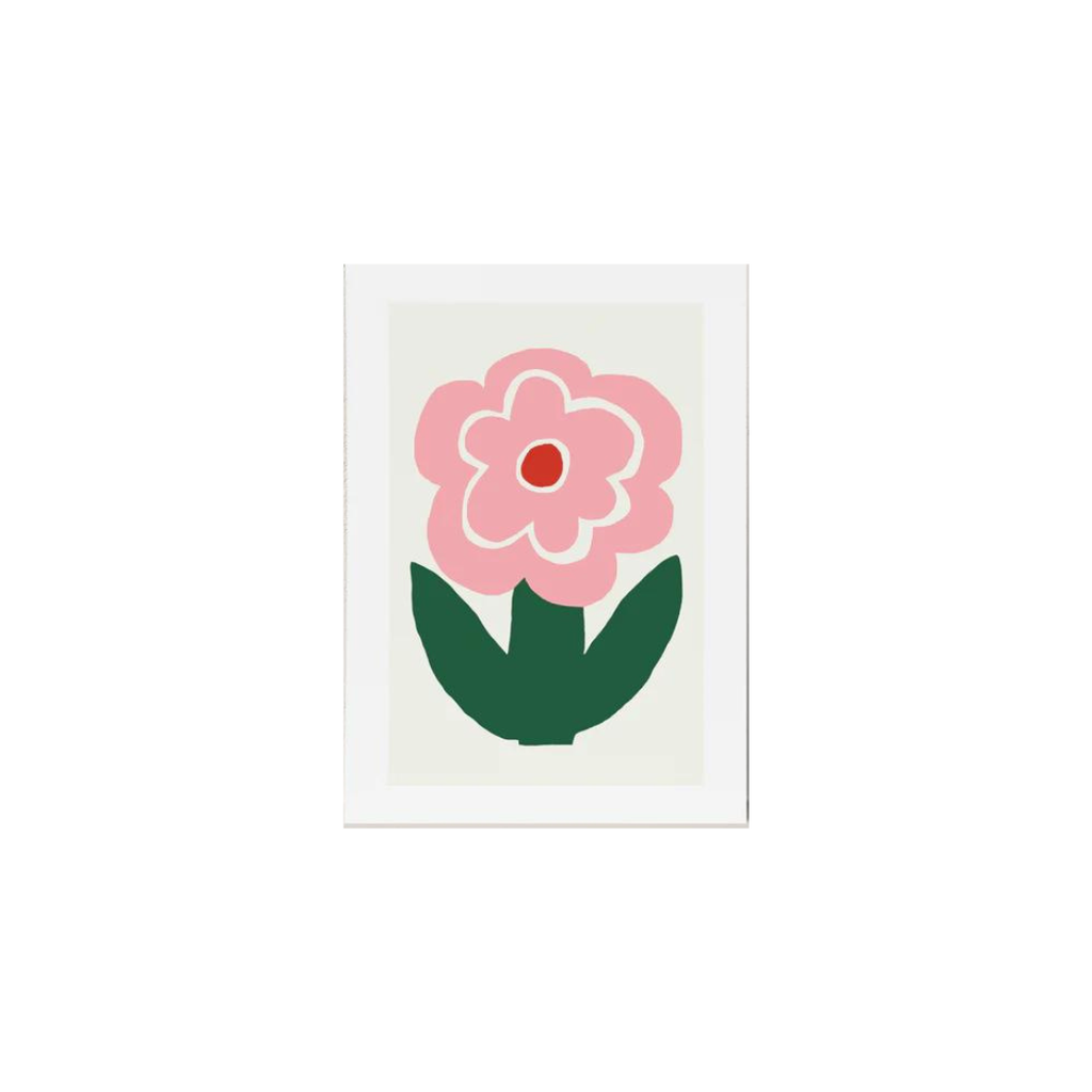 Claire Ritchie Love Bloom Mini Print | Pinky