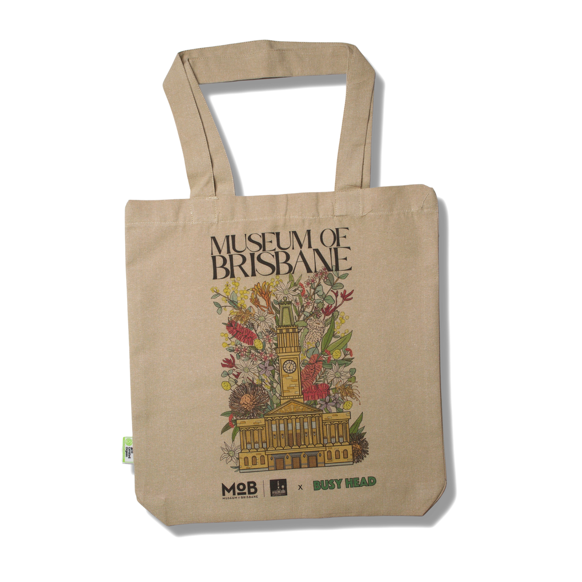 MoB x Busy Head Tote Bag Brisbane City Hall MoB Shop