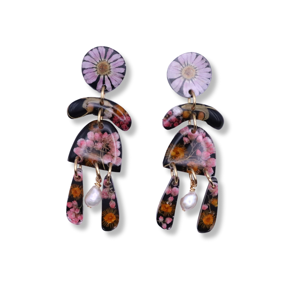 Rumble Sky Earrings | Native Garden Dancing Lady