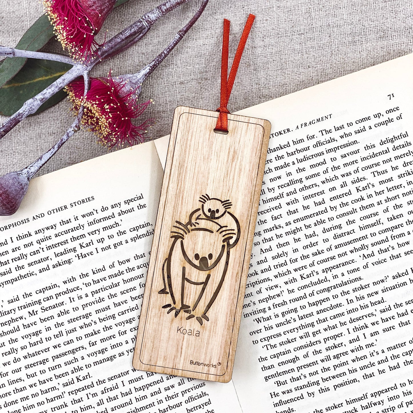 Buttonworks Bookmark | Koala