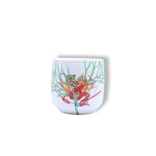 Blue House Porcelain White Latte Cup | Grevillea #5