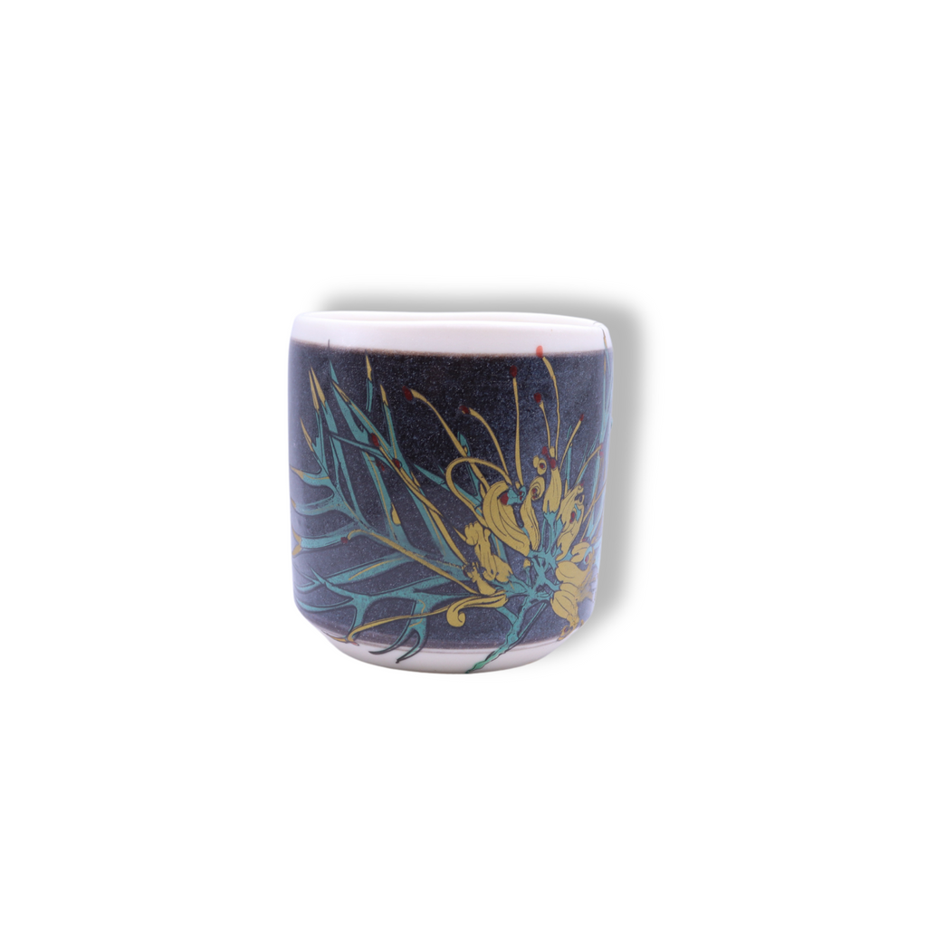 Blue House Porcelain Black Latte Cup #4