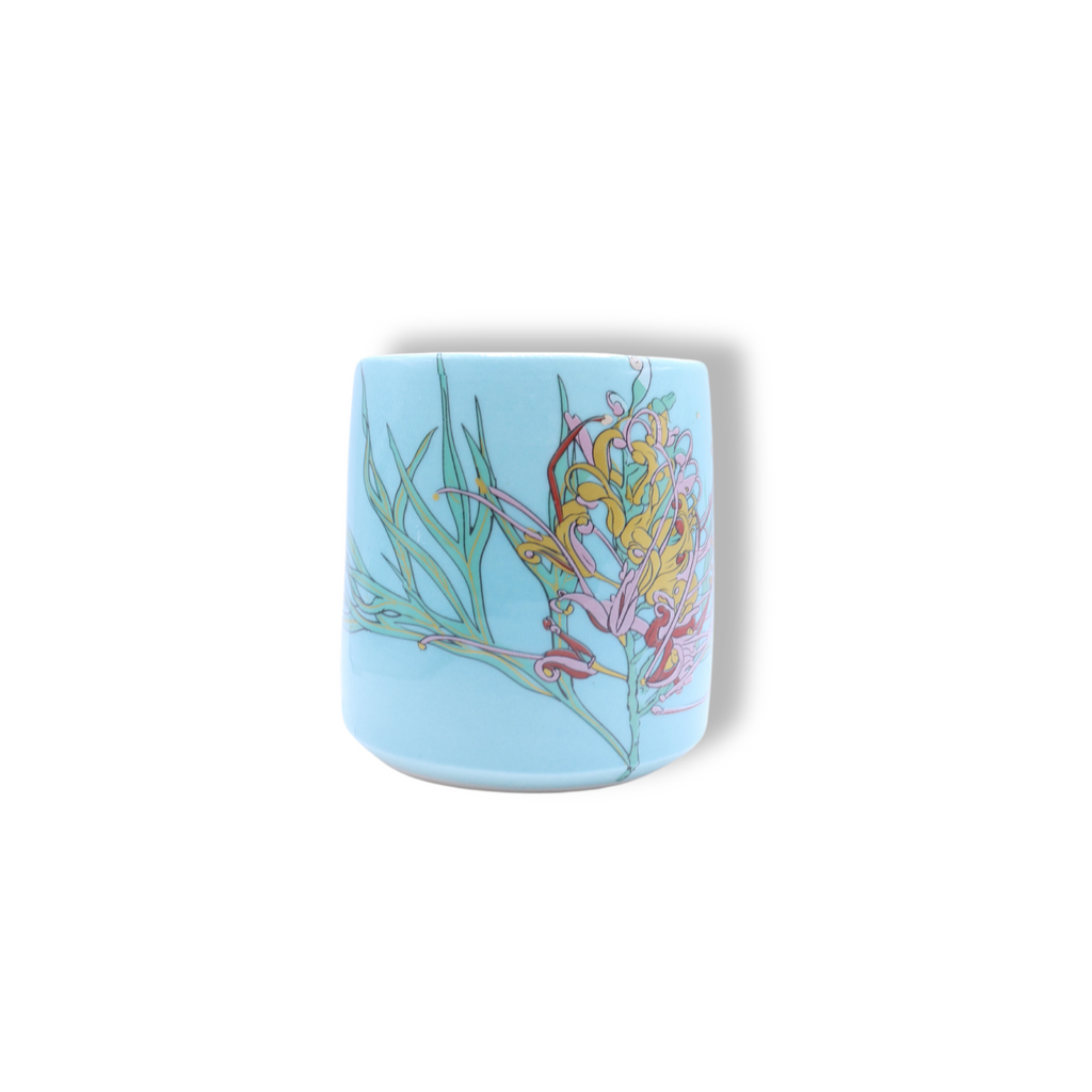 Blue House Porcelain Latte Cup | Blue #1