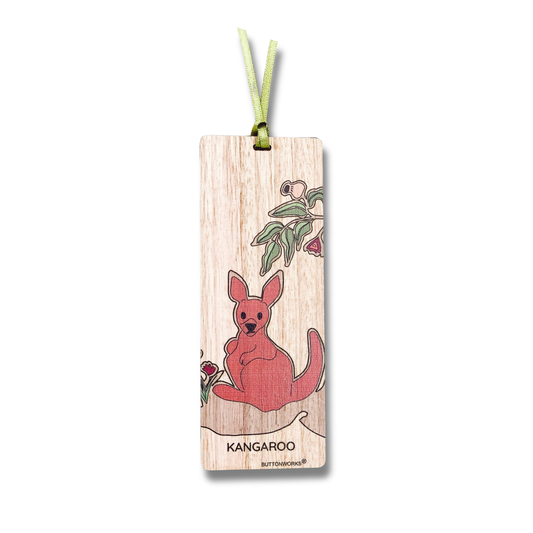 Buttonworks Bookmark | Wildlife Kangaroo