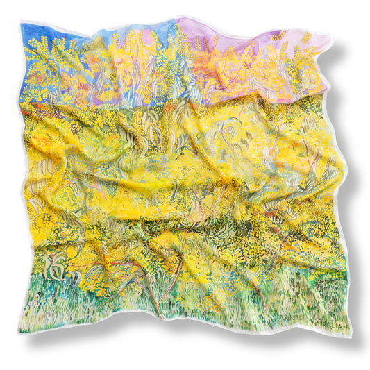 Catherine Baudet Silk Chiffon Scarf | Wattle