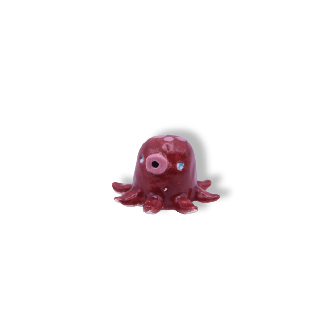 Caths Crafts Little Octopus | Maroon