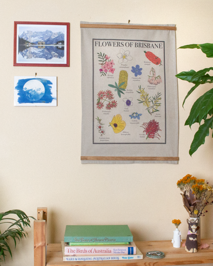 Busy Head Tea Towel | Flowers of Brisbane