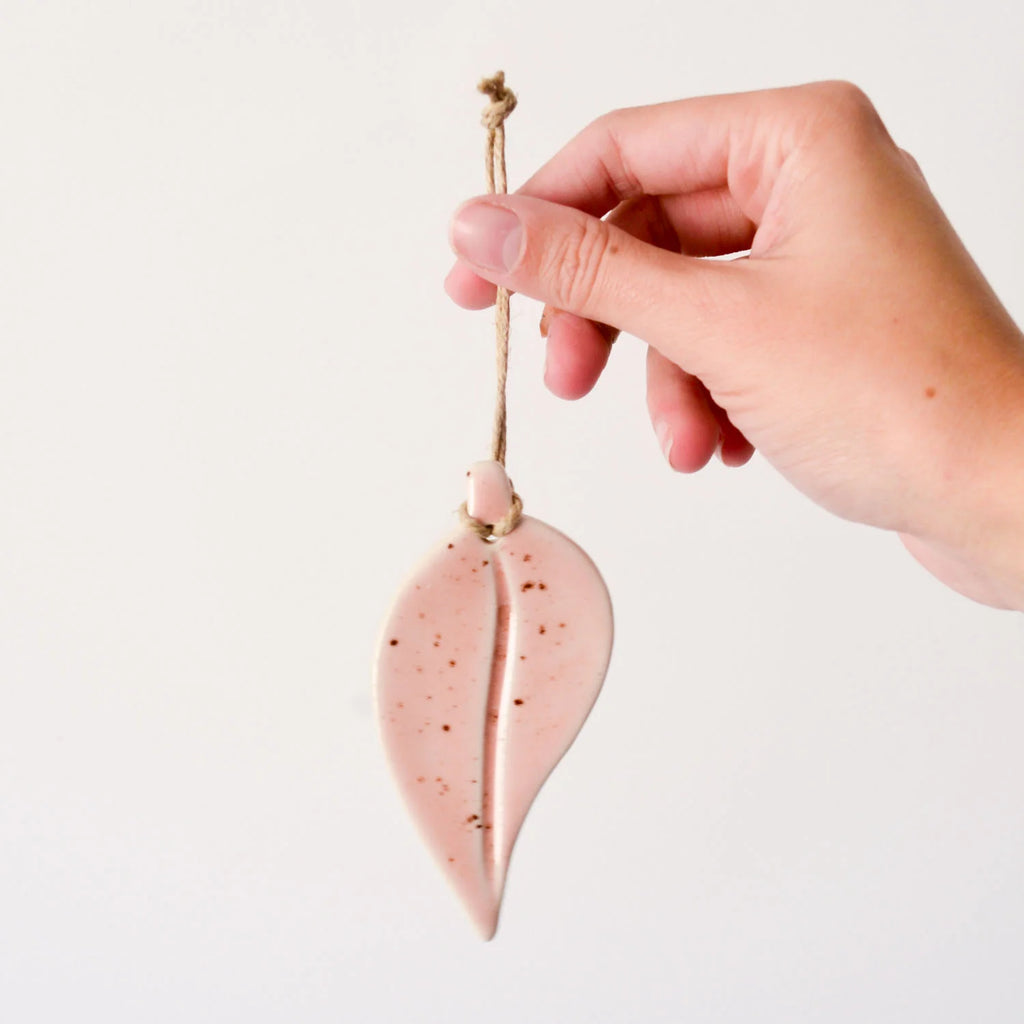 Kim Wallace Eucalyptus Leaf Ornament | Dusk - Medium