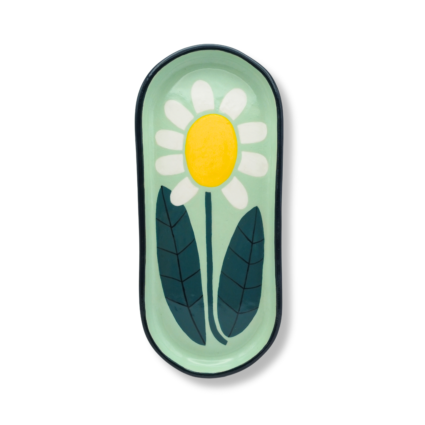 Kathy Gardiner Sunshine Daisy Oblong Platter | Small