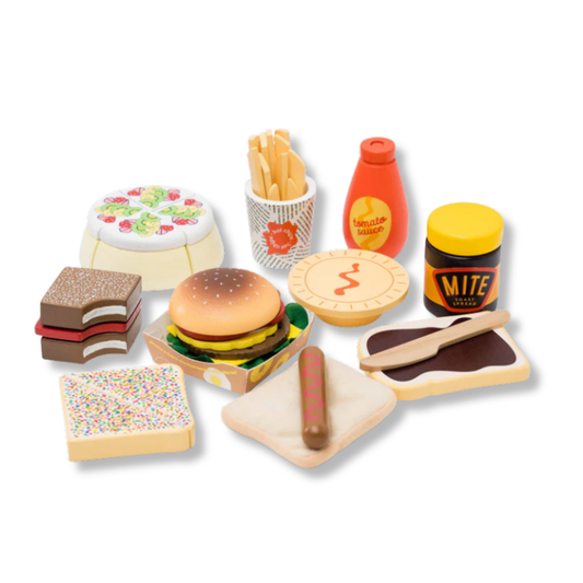 Make Me Iconic Wooden Toy | Australian Food Set