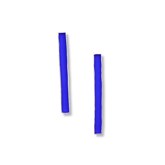 Mari Hirata Earrings | Deepest Blues Rivers Studs