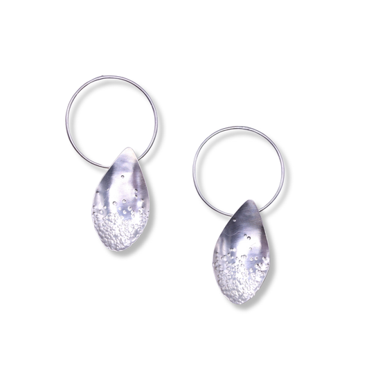 Mari Hirata Earrings | Sterling Silver Swing Pod #2