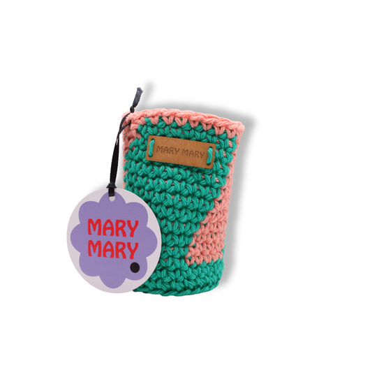 Mary Mary Can Cosy | Peach & Emerald