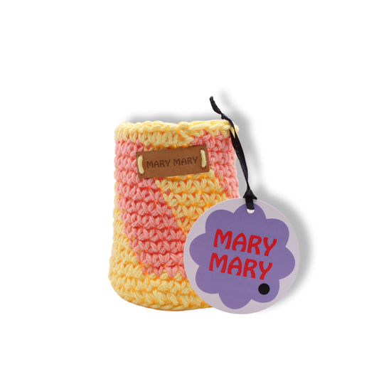 Mary Mary Can Cosy | Peach and Lemon
