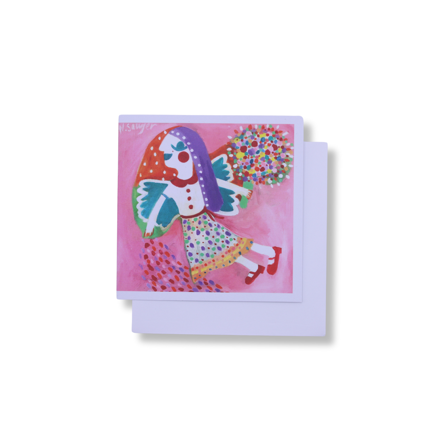 Nadine Sawyer Small Greeting Card | Angel Magic