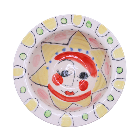 Nadine Sawyer Red Face Bowl