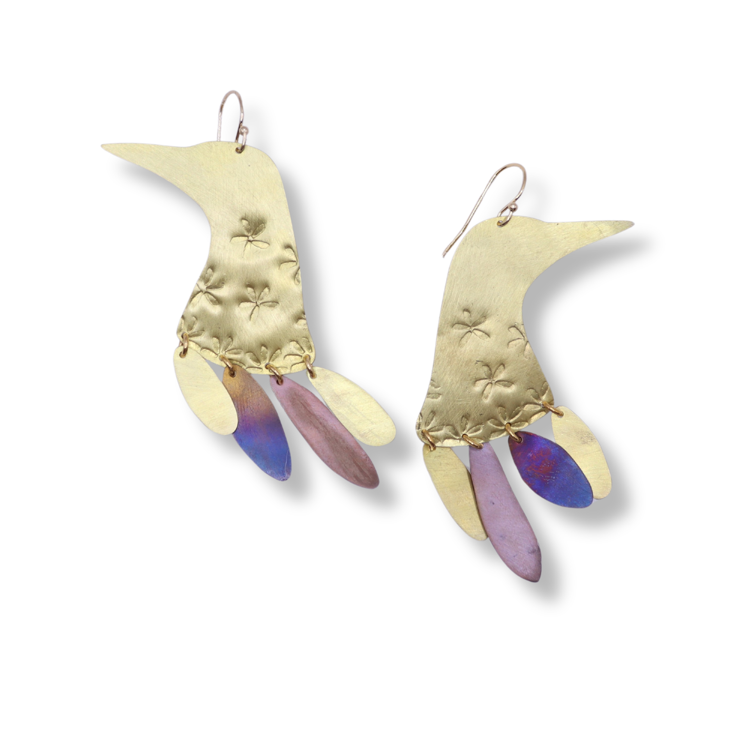 Nicole Jakins Earrings | Magpie Goddess with Leaf