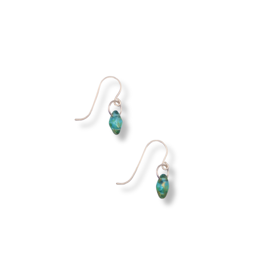 Paula Dunlop Lone Bead Earrings | Sea Foam Green