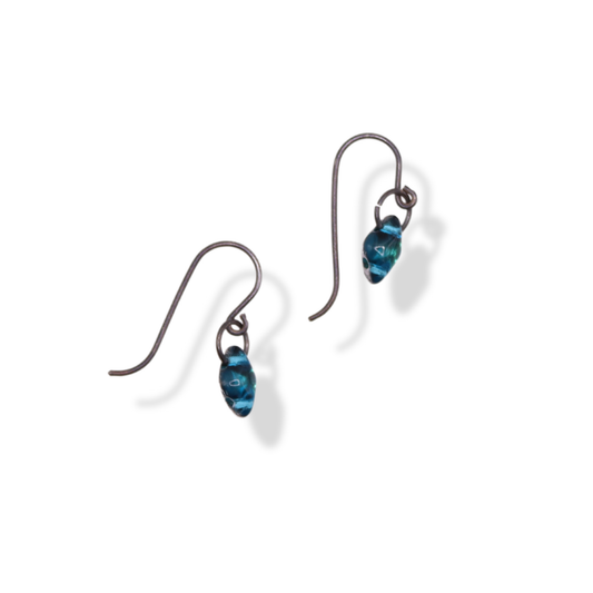 Paula Dunlop Diamond Wirework Earrings | Mirrored Darkness