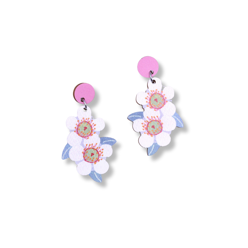 Pixie Nut Earrings | Tea Tree Wildflower