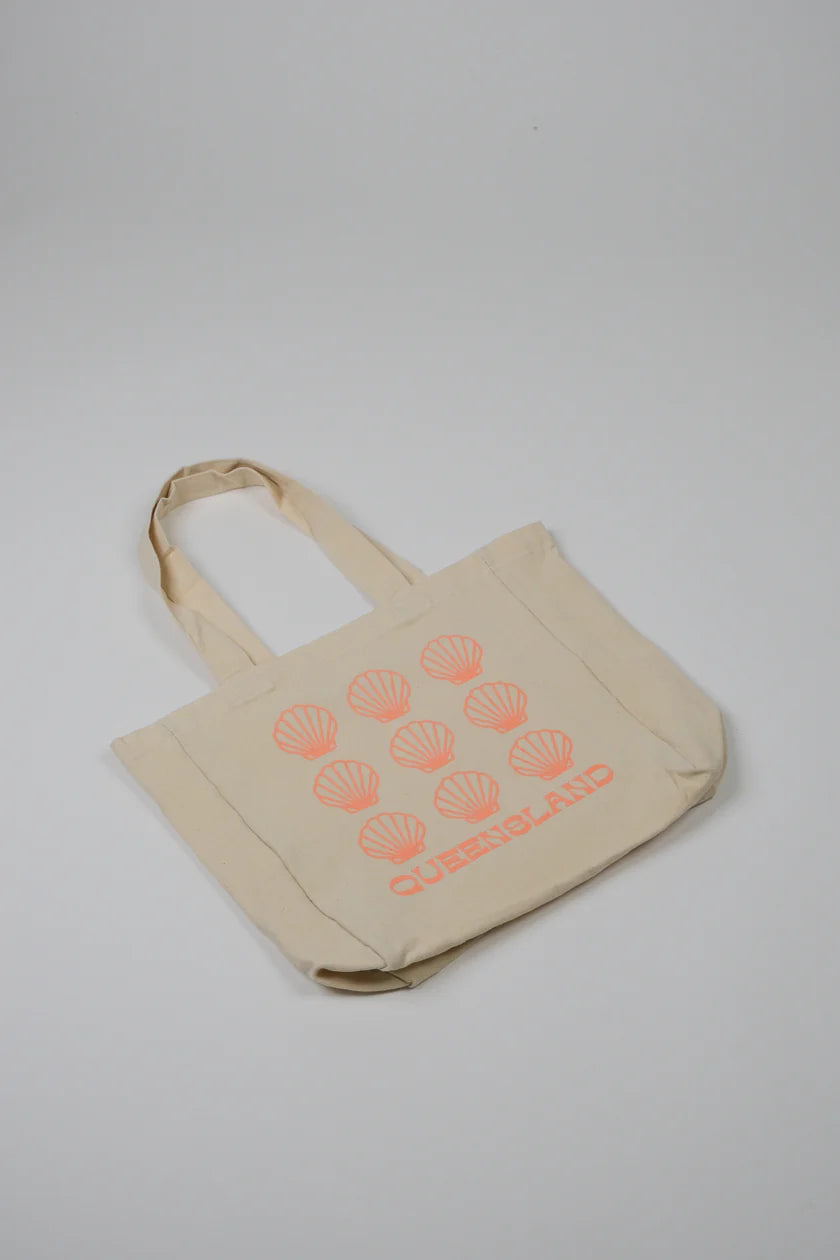 The Modern Souvenir Shop Queensland Tote Bag | Linen