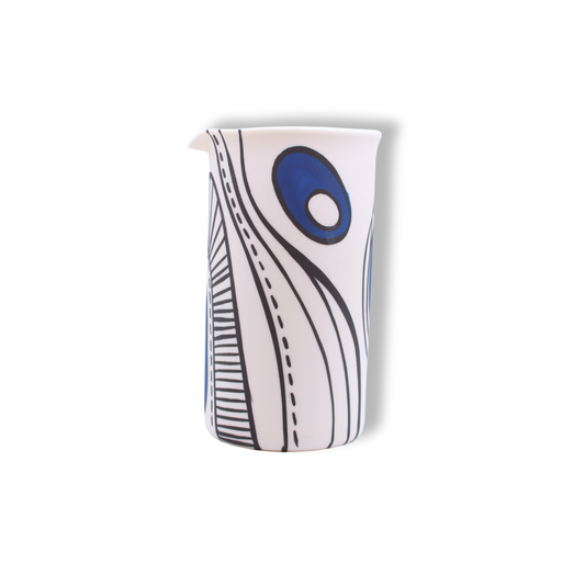 Ronelle Clarke Aegean Blue Beaker Jug  #4