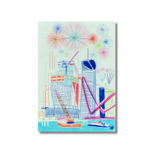 That Time That A4 Print | Brisbane Fireworks