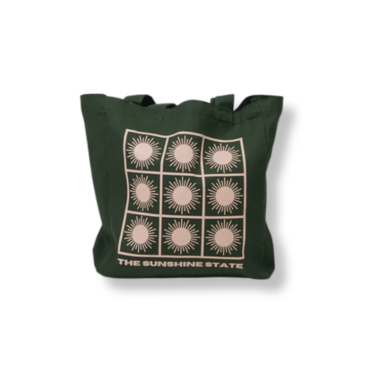 The Modern Souvenir Shop Sunshine Tote Bag | Olive