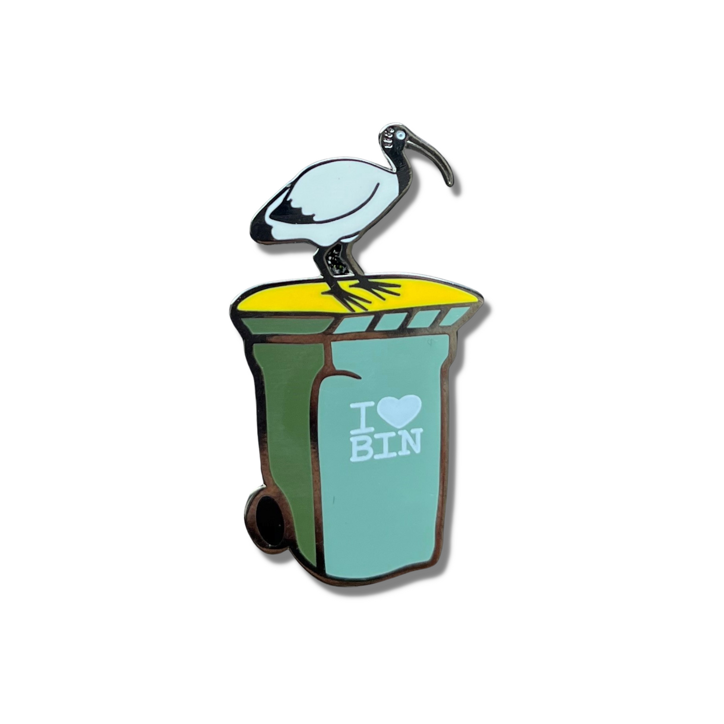 Jesse Irwin Enamel Pin | Bin Chicken
