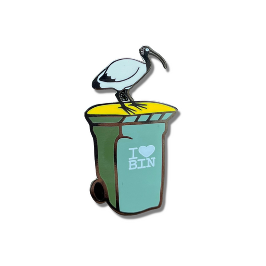 Jesse Irwin Enamel Pin | Bin Chicken