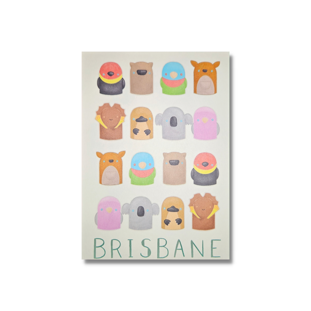 Caths Crafts Aussie Creatures Postcard