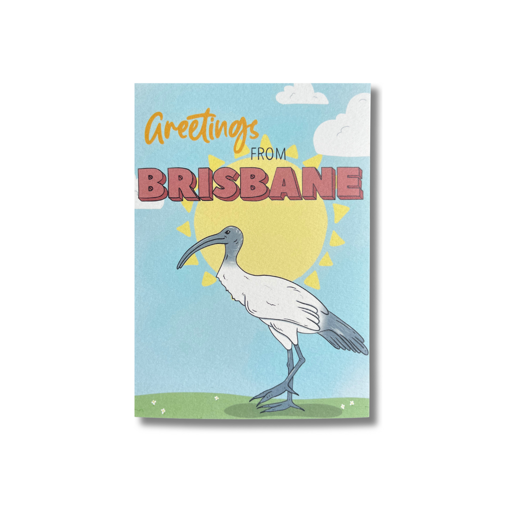 Busy Head Ibis Postcard
