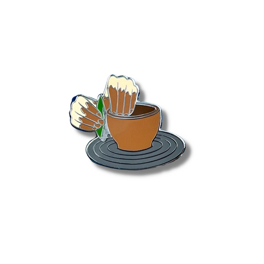 Jesse Irwin Enamel Pin | Throwing Hands