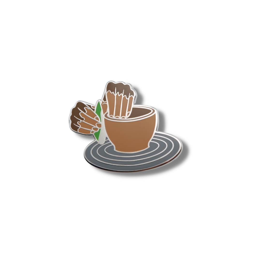 Jesse Irwin Enamel Pin | Throwing Hands