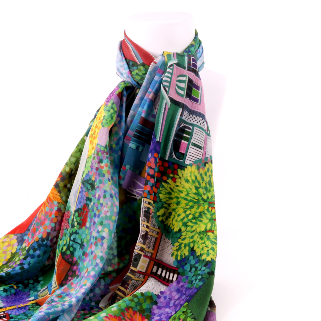 Debra Hood Silk Scarf | NEW Violet Blush