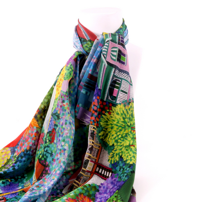 Debra Hood Silk Scarf | NEW Violet Blush