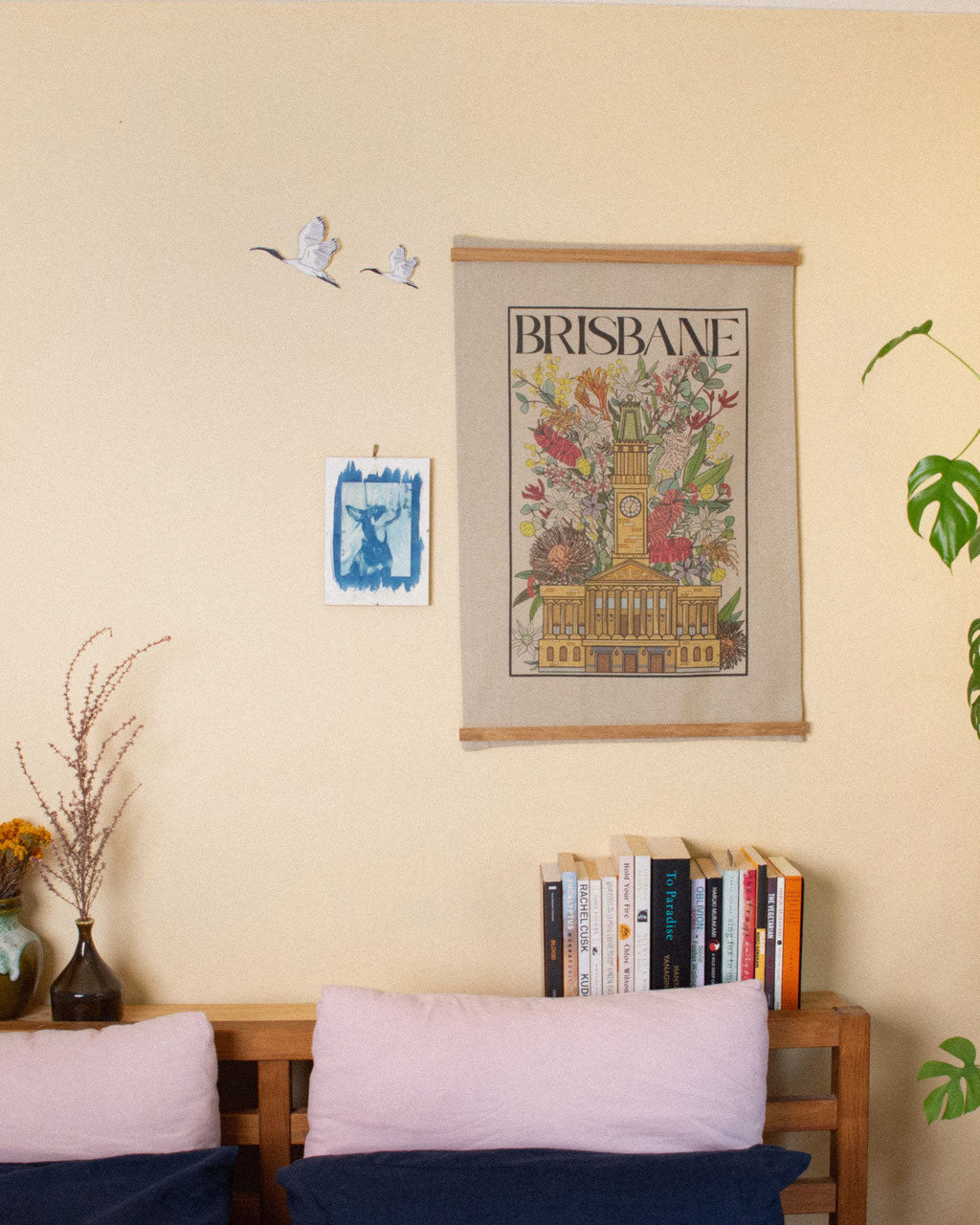 Busy Head Tea Towel | Beige City Hall