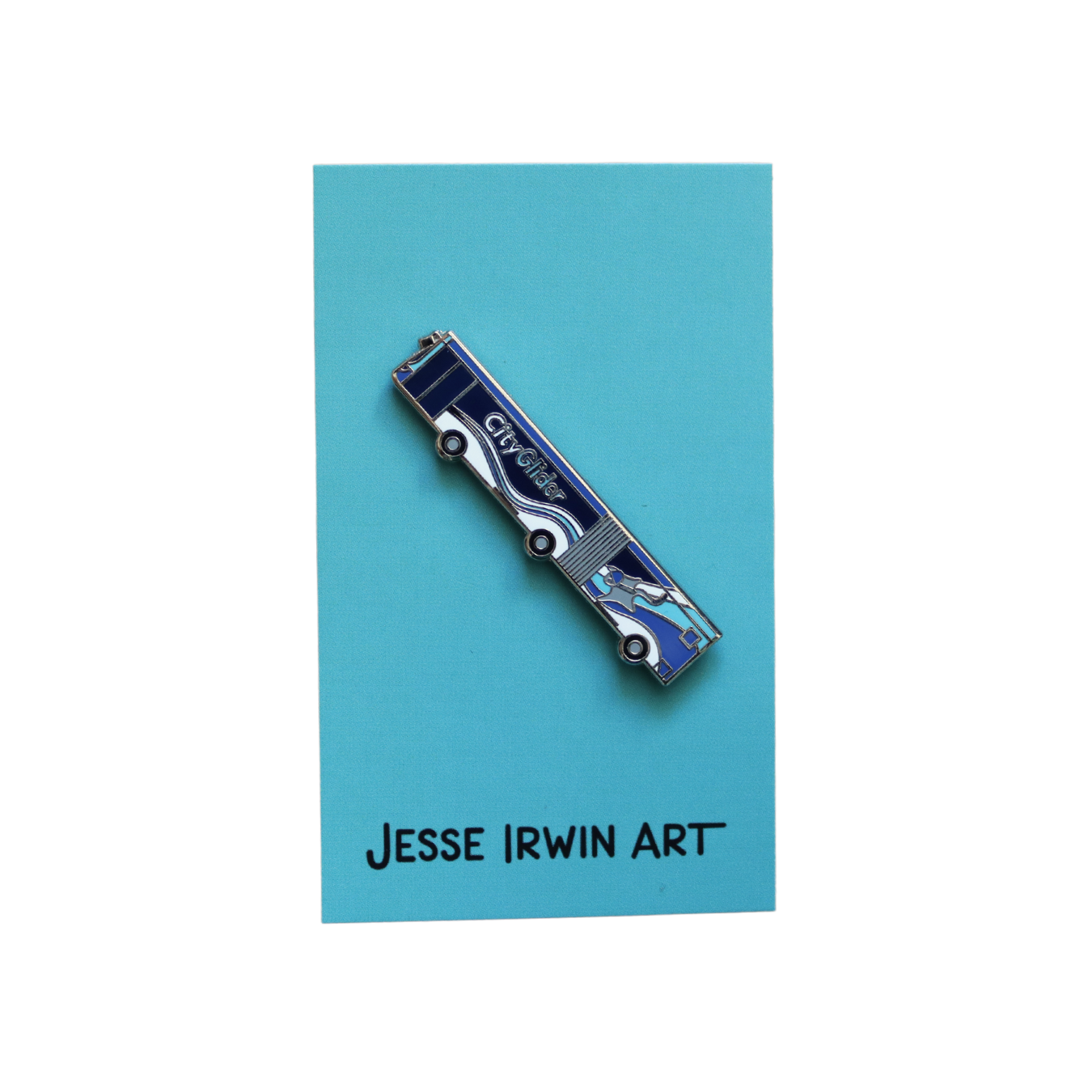 Jesse Irwin Enamel Pin | Blue City Glider