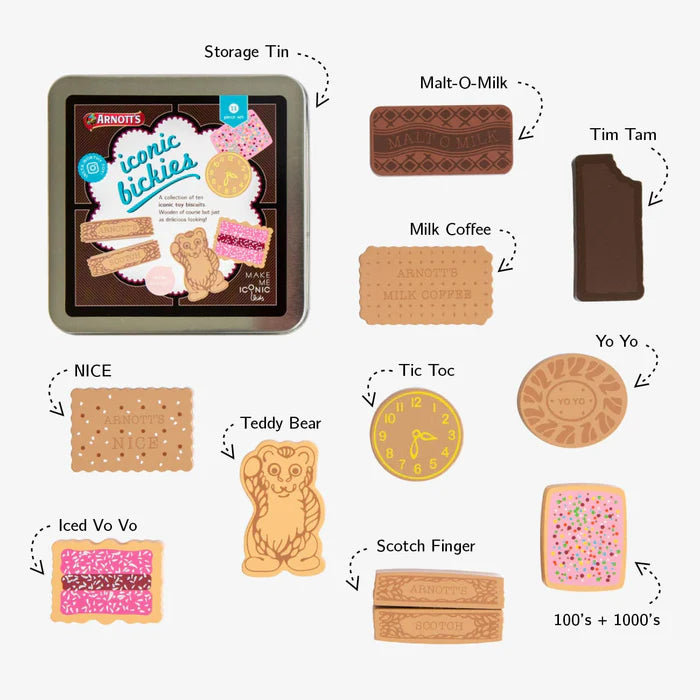 Make Me Iconic Wooden Toy | Australian Arnott's Bickies
