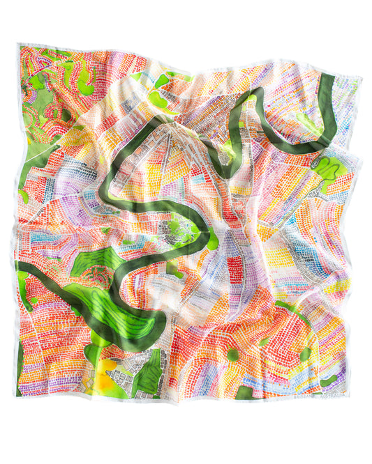 Catherine Baudet Silk Chiffon Scarf | Brisbane