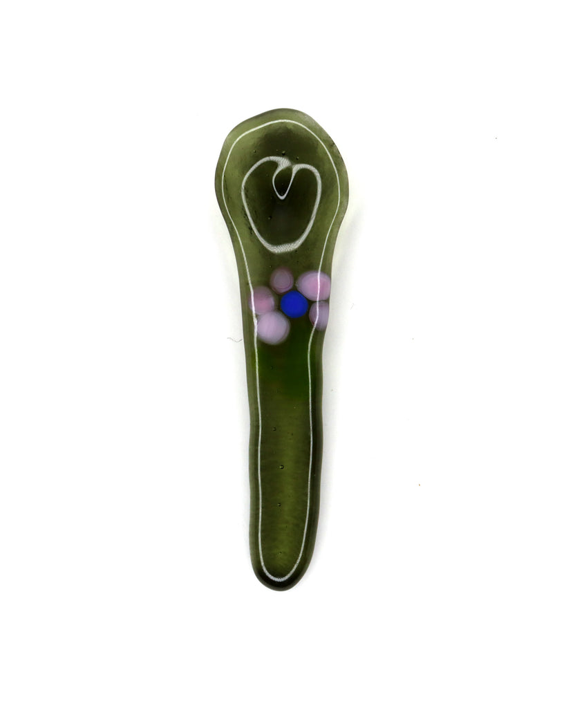 Lawn Bowls Handcrafted Glass Spoon #8
