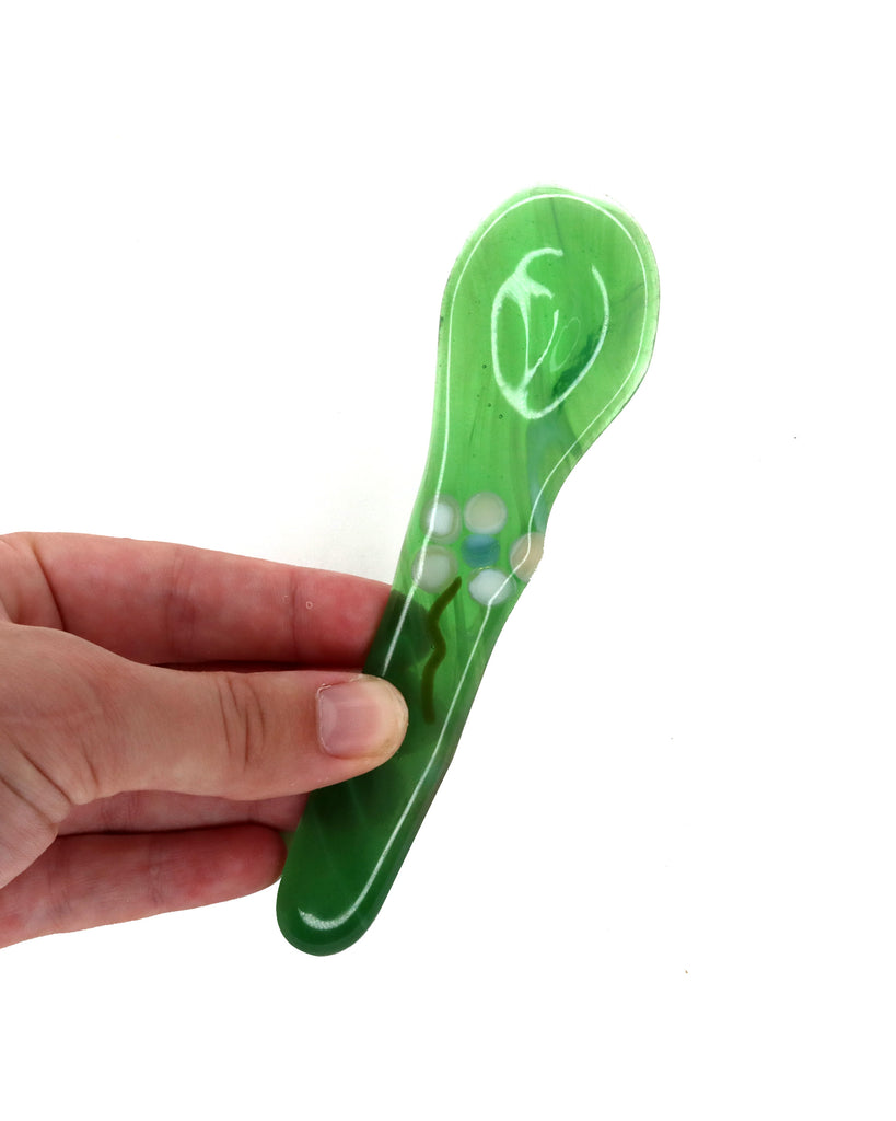 Lawn Bowls Handcrafted Glass Spoon #5
