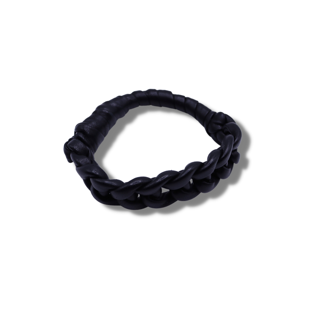 ASO Design Bangle Knot Chain | Black